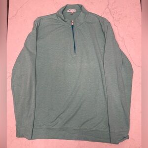 Peter Millar Quarter Zip Pullover - Green - Men’s Size L
